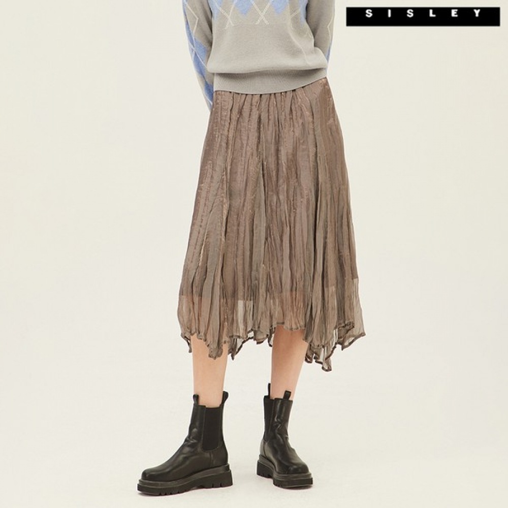 (シスレー) シスレーヴァンヴィエンプリーツスカート SASK11241_DG