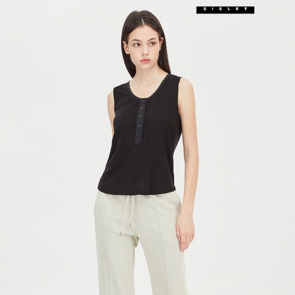 [シスレー] シスレーレイニーノースリーブTシャツSATSD2531