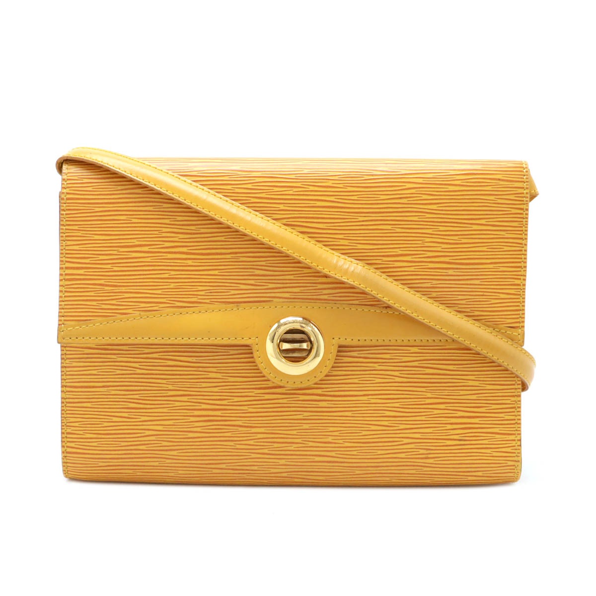 エピ アルシュ ショルダーバッグ ポシェット 2WAY 斜め掛け クラッチバッグ タッシリイエロー 黄色 M5257