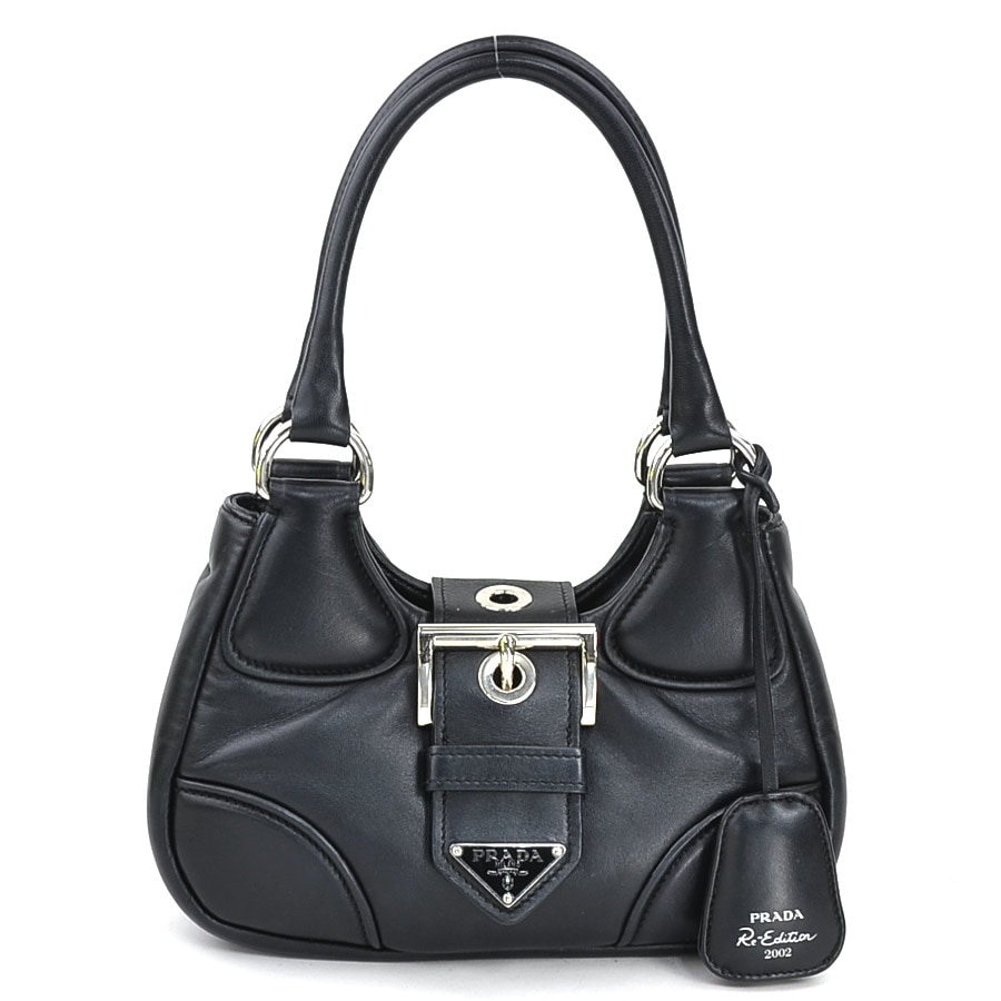 プラダ PRADA ハンドバッグ レザー ブラック レディース 1BA381 90159a