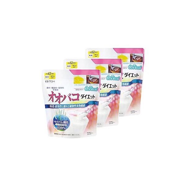 オオバコダイエット 井藤漢方 500g 2袋 2袋』オオバコダイエット 500g