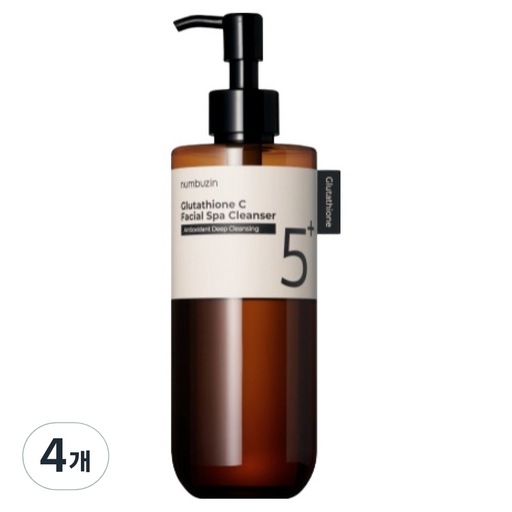 5番グルタチオンCアロママッサージディープクレンザー 300ml 4個 深層洗浄 芳香補充