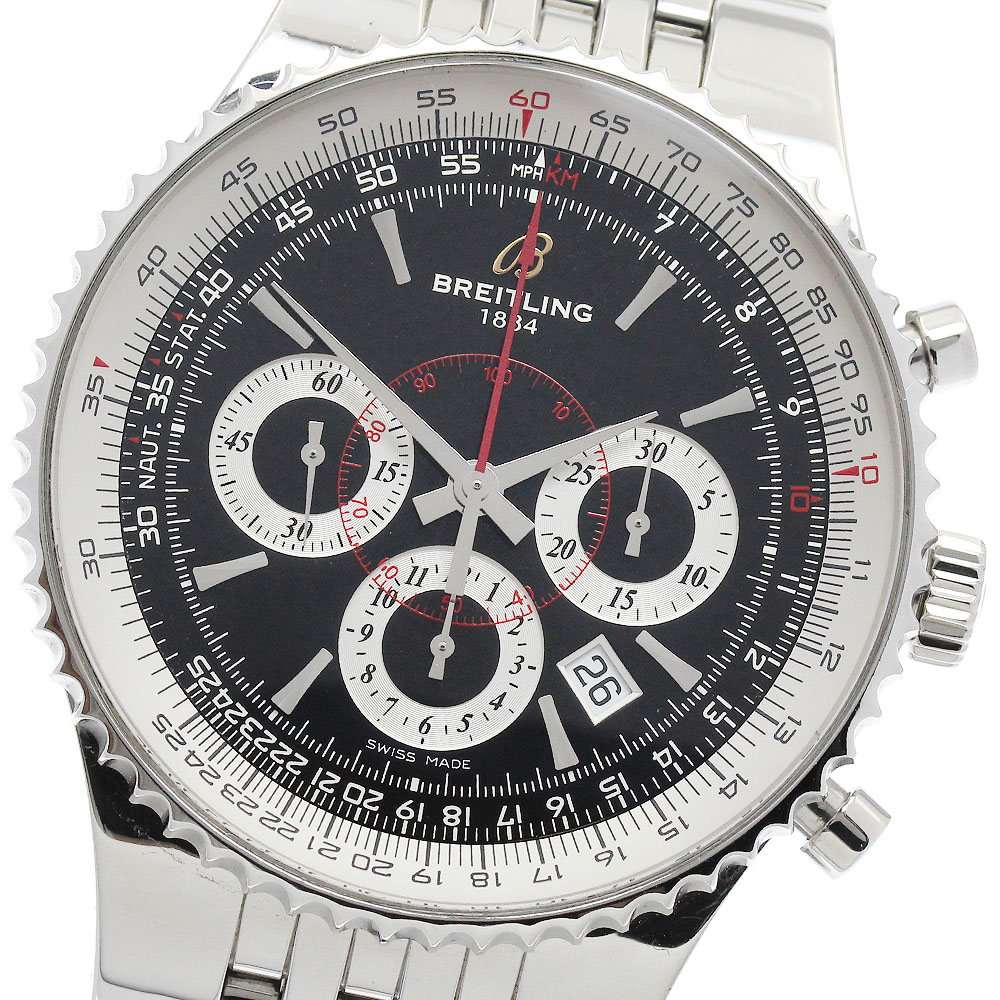 ブライトリング BREITLING A23351 ナビタイマー モンブリラン47 リミテッドエディション 限定2000本 自動巻き メンズ 良品 保証書付_895451【中古】