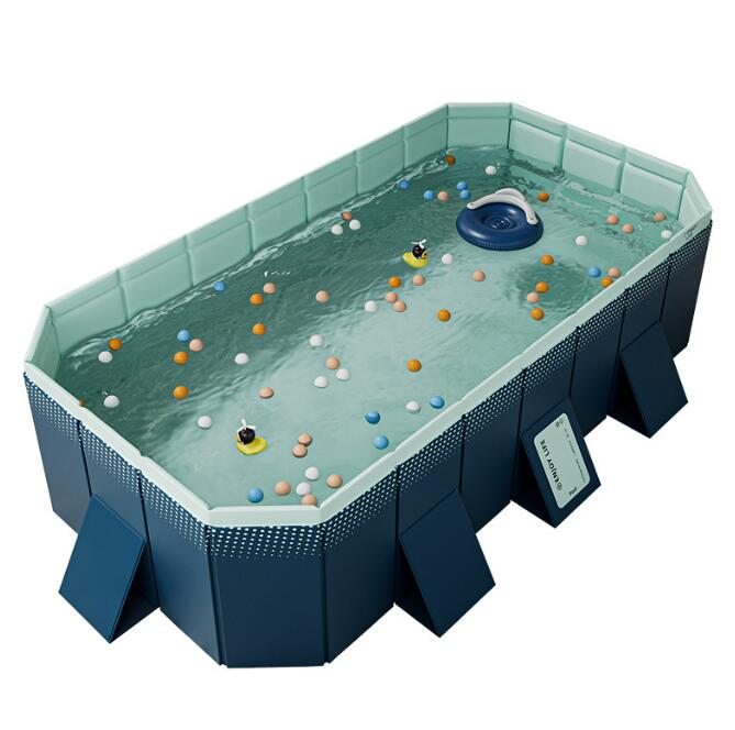 新製品大型プール子供用プール家庭用屋外大型家庭用プール　空気入れ不要 大型 ビニールプール 家庭用 子供用 折りたたみ 組み立て不要 水遊び 折り畳み収納 収納便利