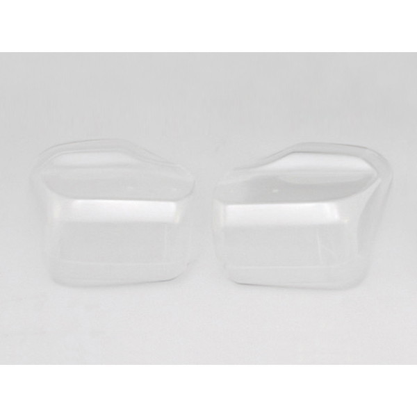 D71076 [汎用ナックルバイザー本体 左右セット 耐衝撃アクリル クリアー]