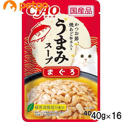 他サイト： チャオ(CIAO)旨みスープまぐろ40g16個セットの商品画像