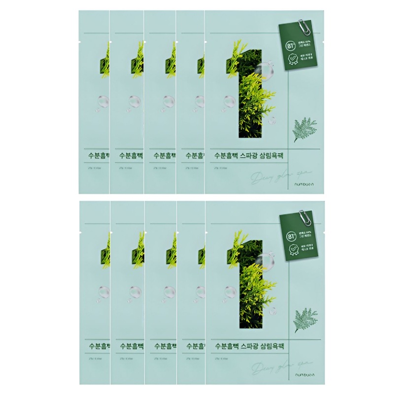 No. 1 水分たっぷりスパ光森林浴パック 27g 全 10枚