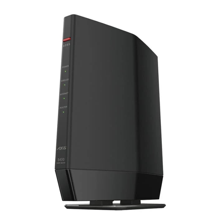 Wi-Fi 6対応 ルーター プレミアムモデル WSR-5400AX6P-BK ブラック