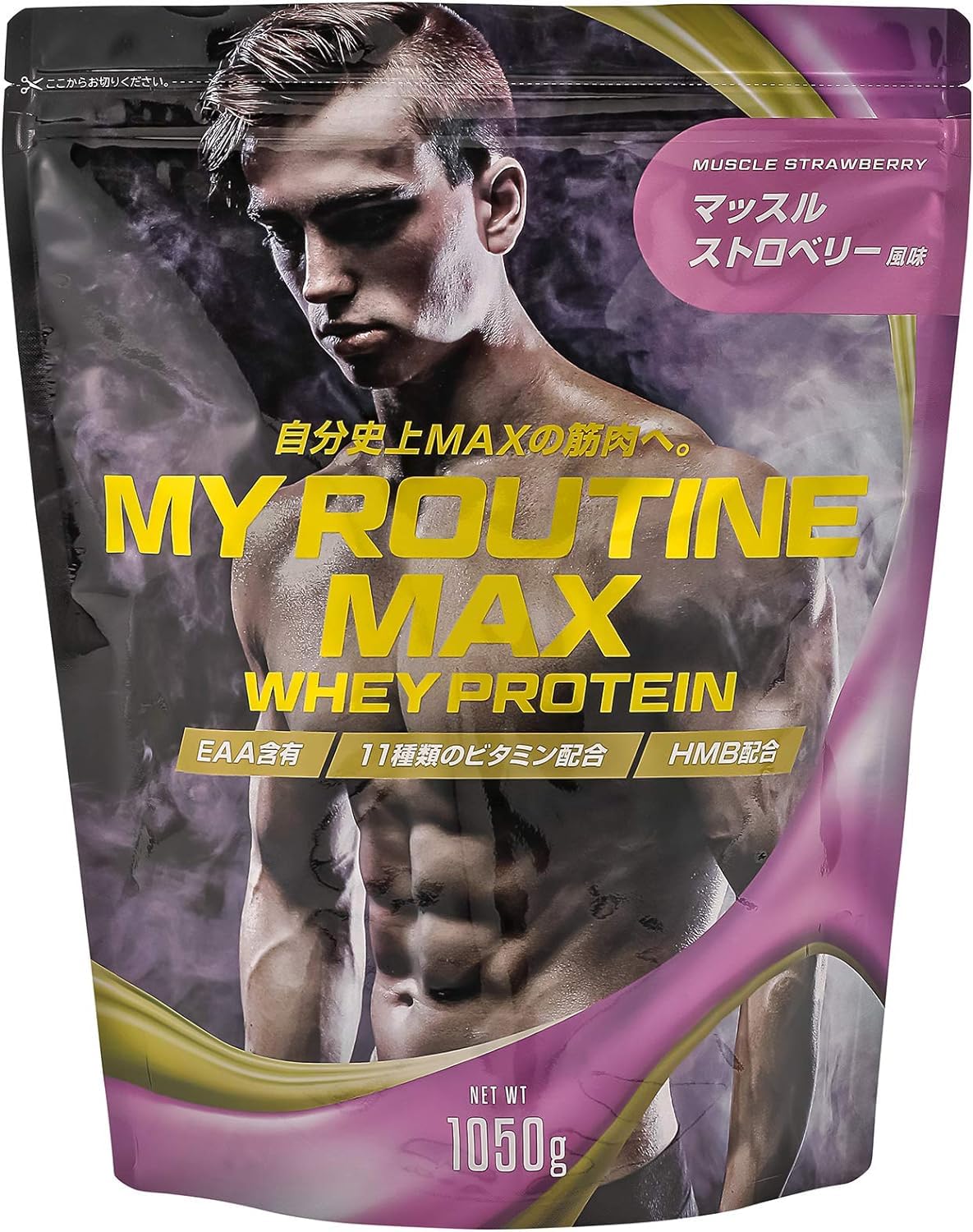 マイルーティーンMAXプロテイン (ストロベリー, 1050)