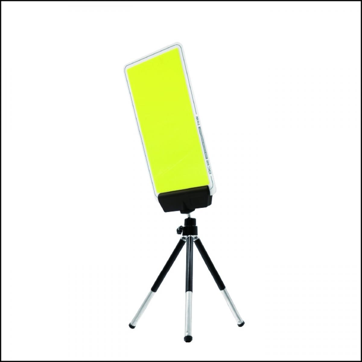 アイガーツール EIGER TOOL DC12V COBハンディ三脚パネルライト 昼光色 EGDC001MST 低電圧 安全 高効率 LED 軽量