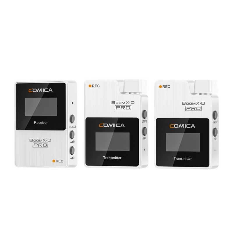 COMICA　BoomX-D PRO D2 ワイヤレスマイク ホワイト　BoomXDPROD2Wマイク
