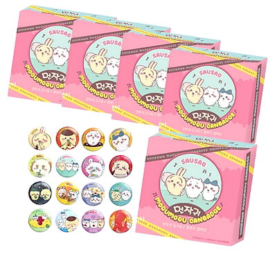 Qoo10] 【韓国】ちいかわ モグモグ 缶バッジ ガ