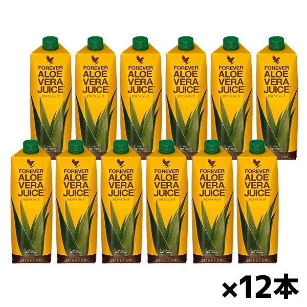 同梱不可12本セットFLPアロエ ベラジュース（1L）1000mL12本（保存料化学合成物質未使用）