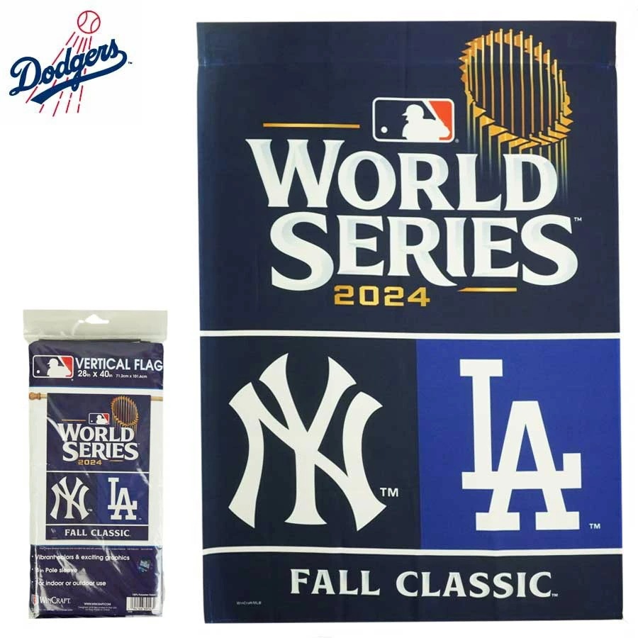 大谷翔平 ロサンゼルス ドジャース公式グッズウィンクラフト ワールドシリーズ2024バーティカル フラッグ ペナント 旗 インテリア グッズ 記念VERTICAL FL