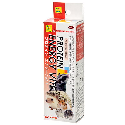 他サイト： 三晃商会　プロテイン　エナジーバイト　３０ｇ　タンパク質強化　スタミナ強化　栄養強化　小動物　ＣＲＣ50―50―21―30―00の商品画像