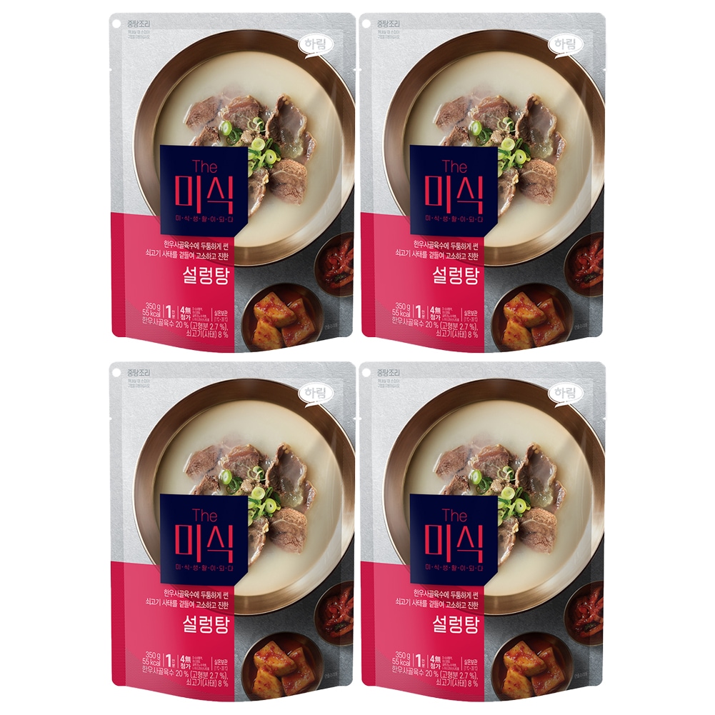 THE ミー式 おいしい 手軽式 韓国 ソルロンタン 350g X 4個
