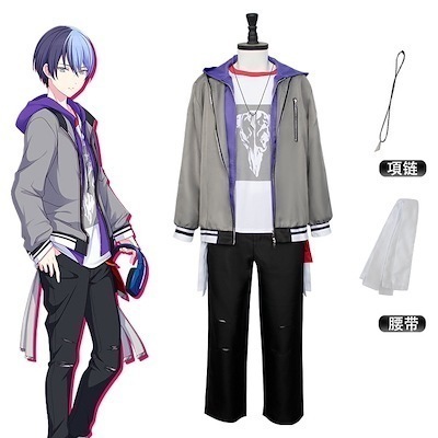 仮装 変装 台服 演出服舞 ハロウィン コスチューム コスプレ衣装 青柳冬弥 初音ミク fea. カラフルステージ! プロジェクトセカイ スーツ ハロウィン 2023年新作入荷コスプレ