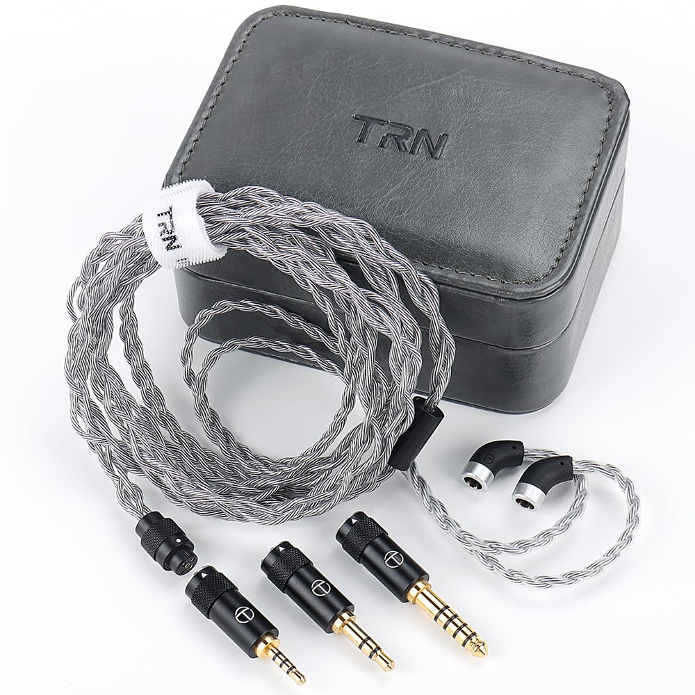 TRN イヤホンケース リケーブル QDC コネクター ケーブル イヤホンケーブル イヤホン アップグレードケーブル (SeaSerpent × MAG)