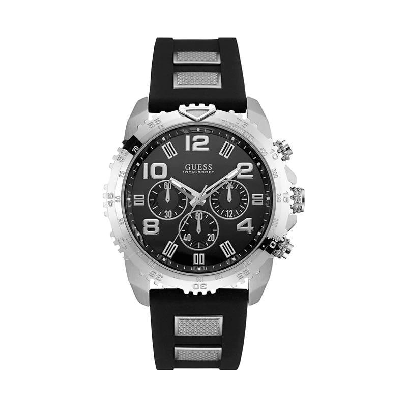送料無料ゲス Guess W0599G3 Men s Watch Analogue Quartz Silicone 腕時計 12,136円