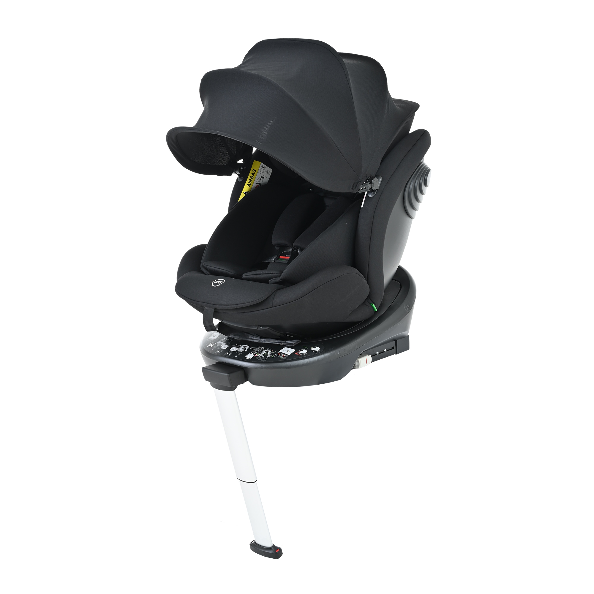 682国内入荷済!!【サポートレッグ】新安全基準R129適合 チャイルドシート ISOFIX 360度回転 0-12歳頃 40～150cm 超広いサンシェード ジュニアシート 長く使える 洗える 取付
