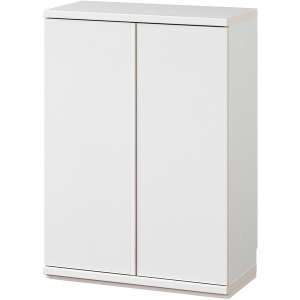 白井産業 PTS-8560D WH カウンター下ラックピタシエ 開き戸タイプ幅60cm ホワイト メーカー直送