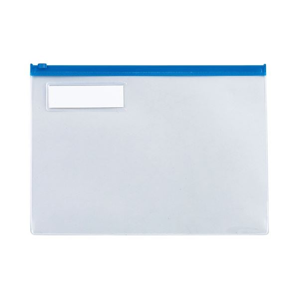 (まとめ) TANOSEE クリヤーケース B5ヨコ青 1枚 (×50セット) 13,903円