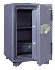 日本アイエスケイ HOME SAFE家庭用耐火金庫 キングスーパーダイヤル耐火金庫ダークグレー 1時間耐火性能試験合格 KS-50SD DG 地震 災害 防災