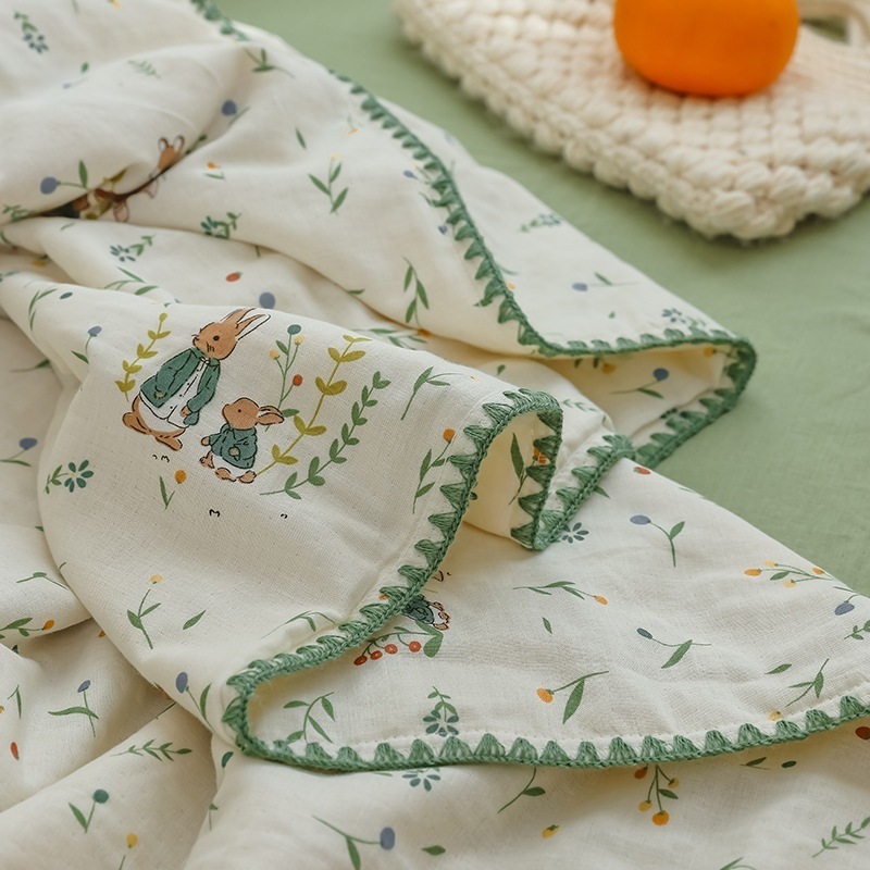 純綿二重ガーゼひんやりキルト純綿薄手大豆キルトキルト芯学生寮空調キルト4点セット