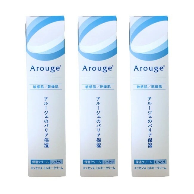 エッセンスミルキークリーム 35g 3本セット 医薬部外品 フェイスクリーム 乳液 保湿 パック しっとり ヒアルロン酸 うるおい 乾燥 べたつかない 無香料 まとめ買い