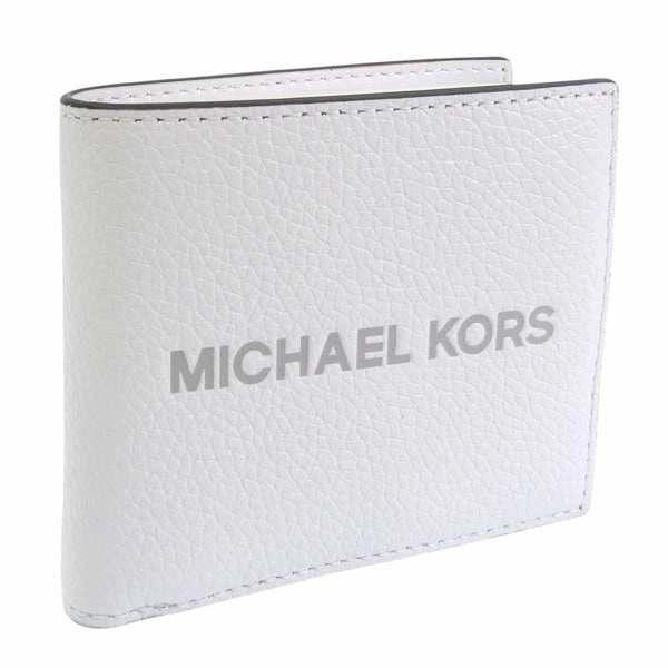 マイケルコース 財布 メンズ 二つ折り財布 アウトレット レザー ホワイト クーパー バイフォールドウォレット COOPER BILLFOLD W COIN PKT 36S4LCOF3I-BRIWHT
