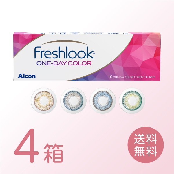 フレッシュルックワンデーカラー 4箱セット (1箱10枚) アルコン カラコン ワンデー 1day