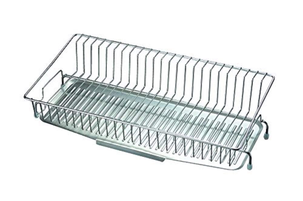 オークス レイエ 幅18cmに置ける 水切りカゴ シルバー 日本製 LS1542