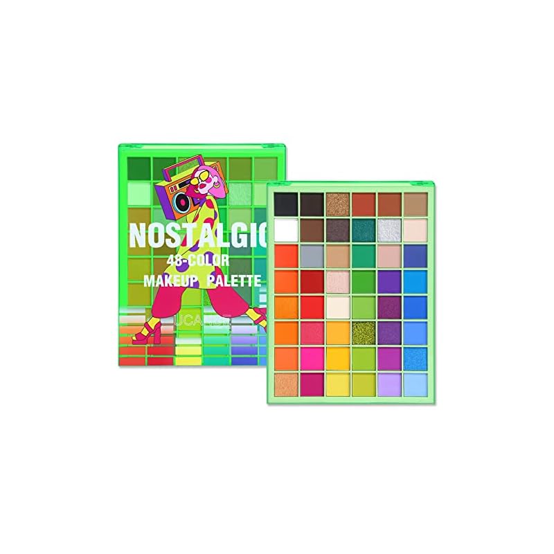 UCANBE48色アイシャドウ メイクパレット高発色 舞台用アイシャドウ 防水長持ち マットシマーラメアイシャドウパレット