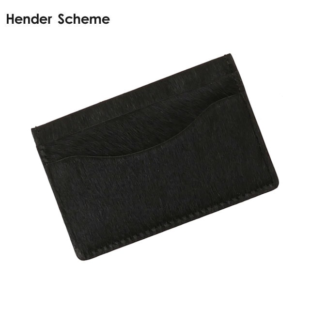 【数量限定特別価格】 エンダースキーマ Hender Scheme Hairy Cardholder カードケース BLACK 274-000993-011