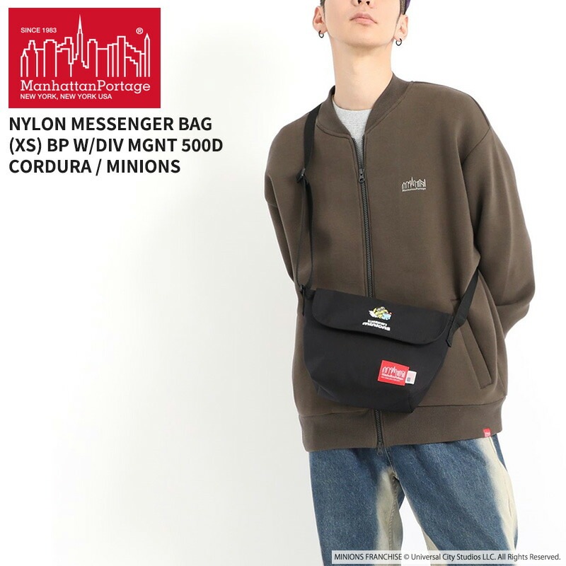 マンハッタンポーテージ ミニオンズ ショルダーバッグ Manhattan Portage メッセンジャーバッグ ミニショルダー MP1603BPDMGNTMNOS