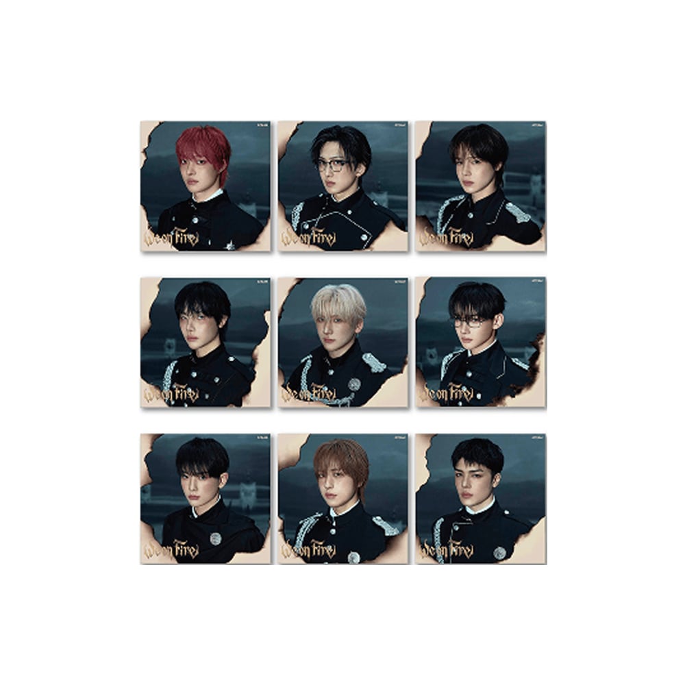 &TEAM - WE ON FIRE / 3rd EP / アルバム9種セット / SOLO EDITION / PAPER ENVELOPE + CHARACTER POSTER