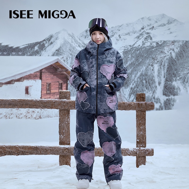 スノーボードウェア 2025-2026 上下セット レディース メンズ 防水20000mm スキーウェア スノボウェア ジャケット アウター パーカー ロングパンツ 男女兼用 防水 防寒