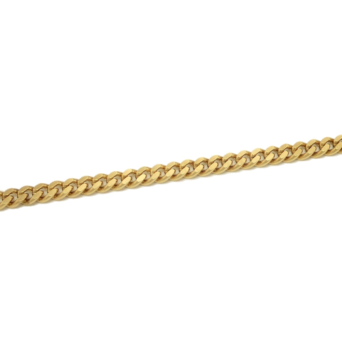 キヘイ ネックレス K18 18金 イエローゴールド 20.0g 59.0cm YG 2面S シングル 日本造幣局検定マーク入り 20g 前