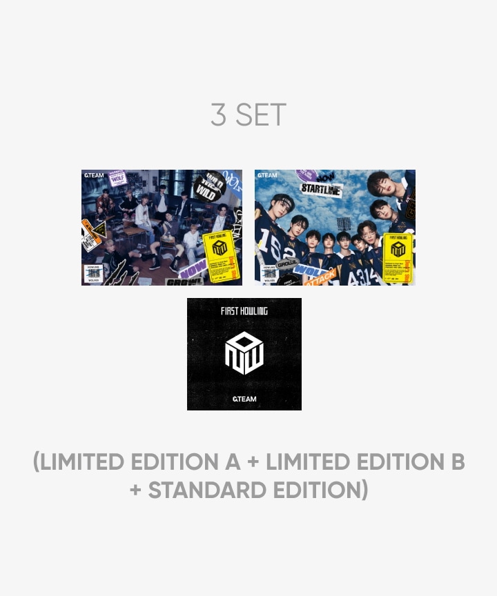 &TEAM 1st ALBUM 『First Howling : NOW』 3 SET