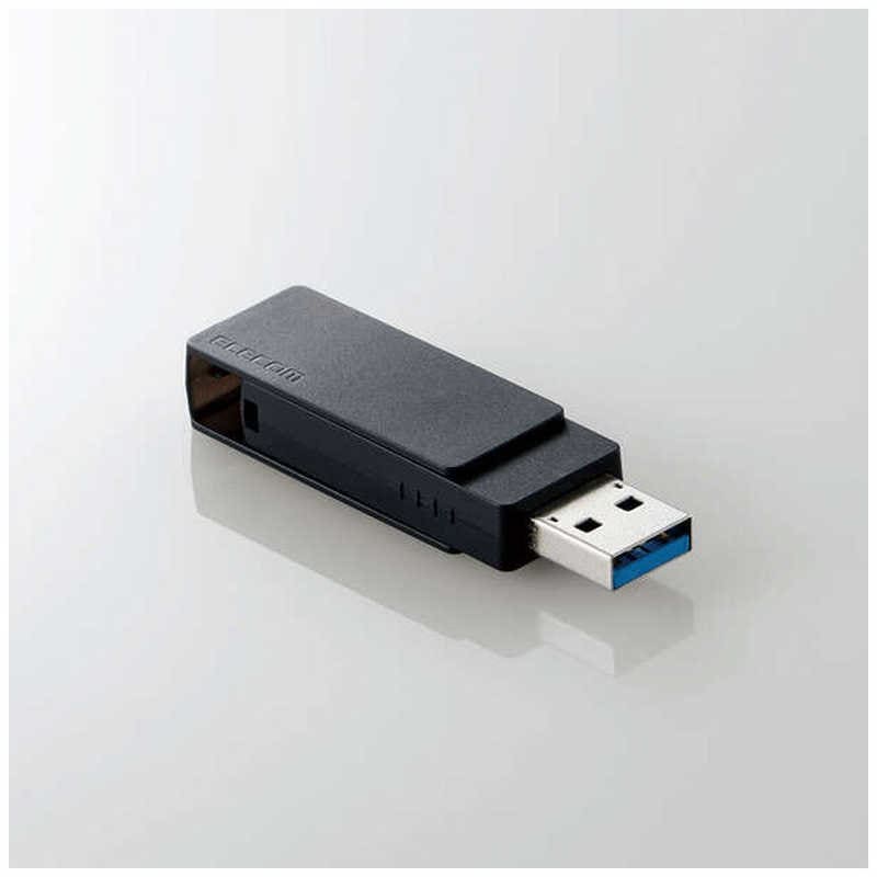 エレコム　ELECOM　USBメモリ 128GB USB 5Gbps(USB3.2(Gen1)/2.0) USB-A ブラック　MF-RMU3B128GBK