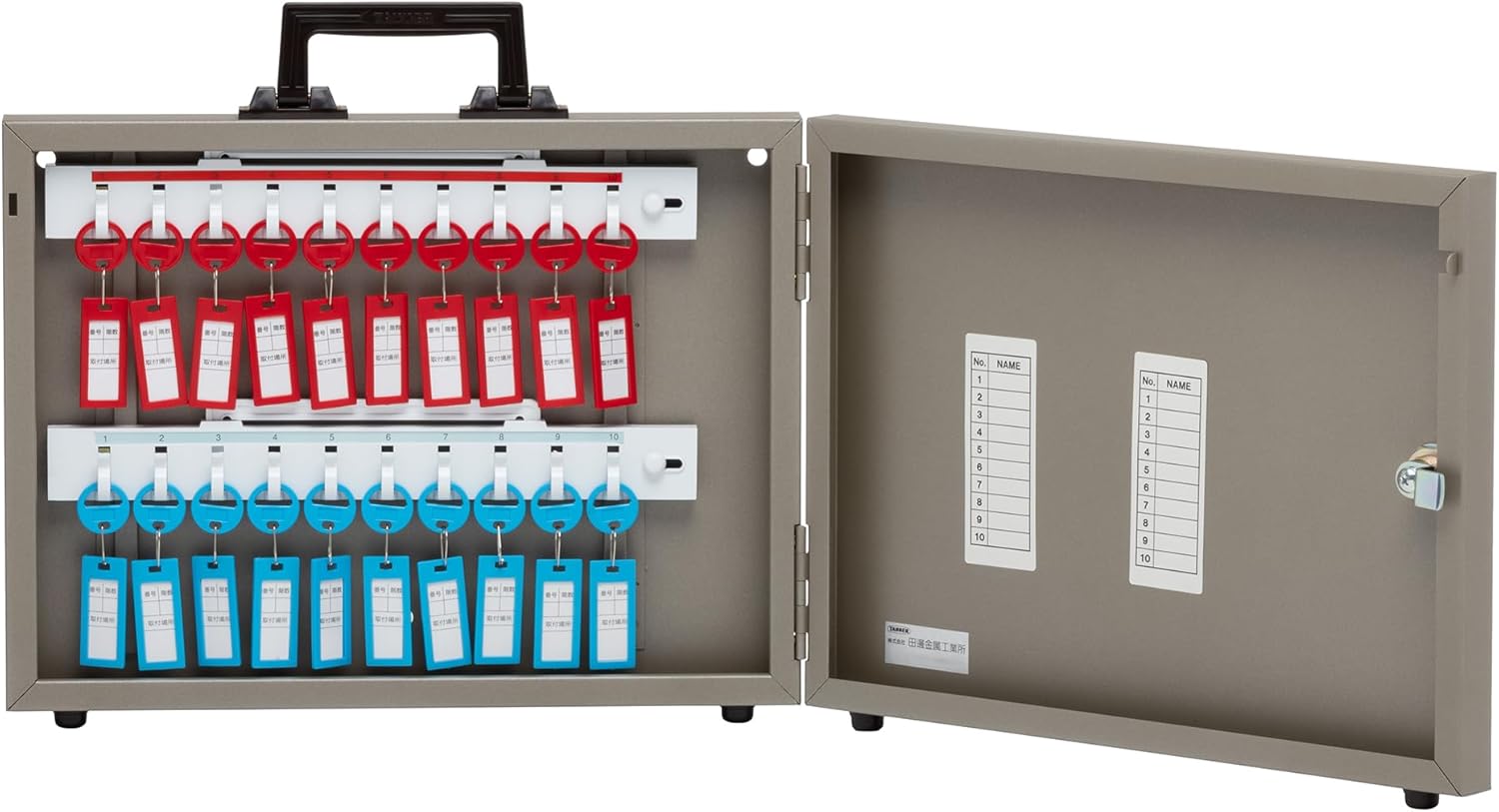 ディスクシリンダ錠式 キーボックス 20本用 [FB-20] TANNER（田辺金属工業） 防犯