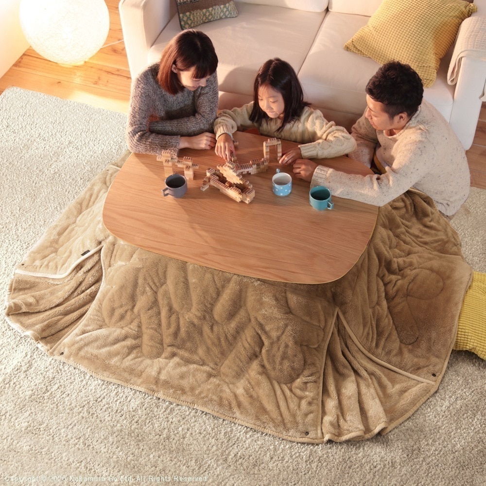 こたつテーブル コタツ 高さ調節 おしゃれ 北欧モダン かわいい 机 木目 500Wヒーター 炬燵 長方形 105cm