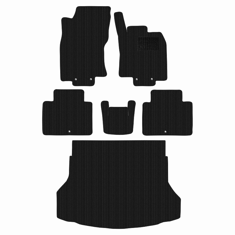 [優れた品質で安売りに挑戦]日産 エクストレイル 5人乗り T32 フロアマット + トランクマット(ラゲッジマット) [3色から選択]