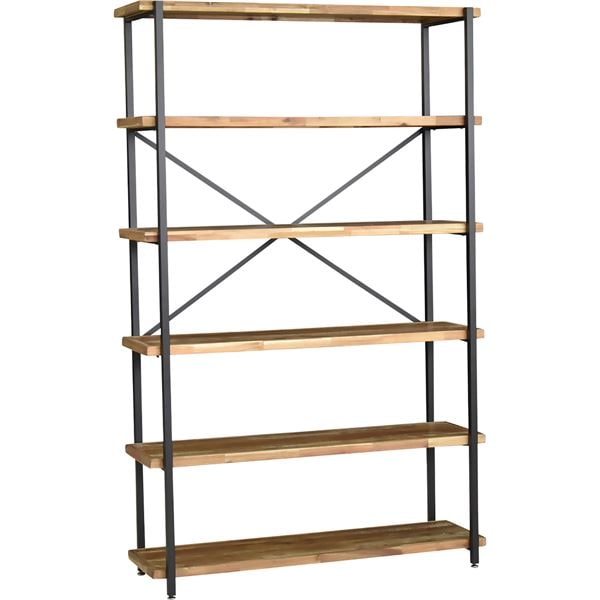 シェルフ 約幅118cm 6段 ヴィンテージ 組立品