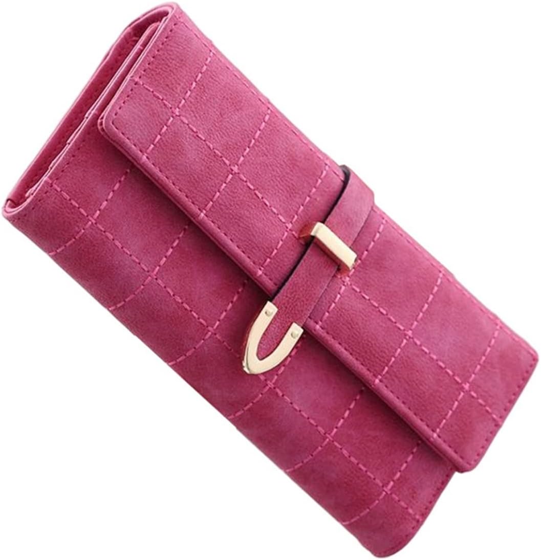 【20%OFFクーポン】チェック 長財布 レディース 三つ折り かぶせ蓋 ボタン ジッパー 財布 大容量 カード スマホ入れ可 レシートと小銭 お手頃 多機能 仕分け 使いやすい 贈り物 誕生日 シン