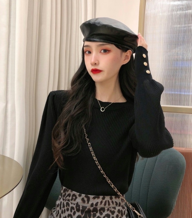 デート モテアイテム ニットソー カットソー ミドルネック 可愛い きれいめ 上品 おしゃれ かっこいい 可愛い ラブリー キュート ガーリー クール モード系 セクシー エレガント 存在感 4,771円