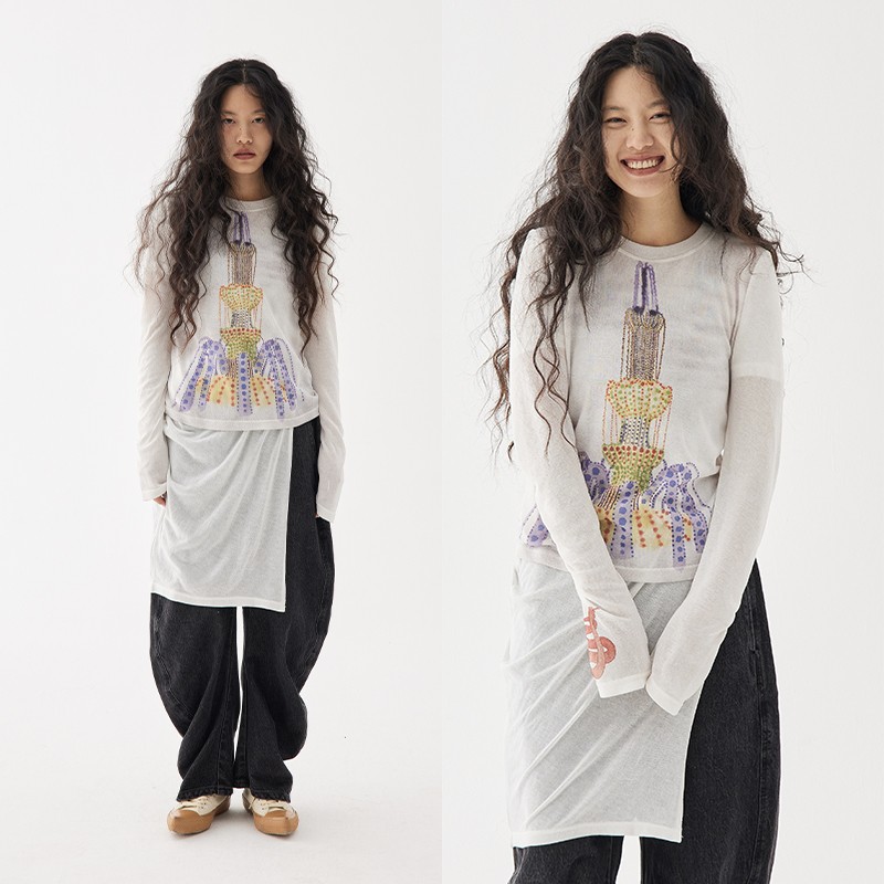 22AW ファウンテンロンTee ファウンテンマウンテンベース