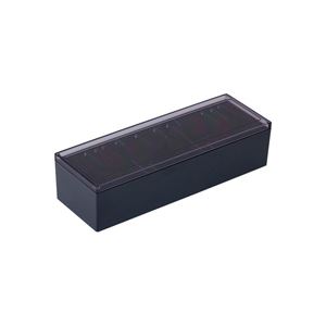 (まとめ)キングジム 名刺整理箱 75 黒(×3セット)