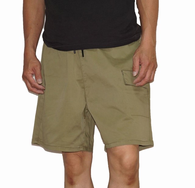 ショートパンツ A35570000 メンズ 夏物 カーキ グリーン オリーブ ショーツ 短パン ハーフパンツ