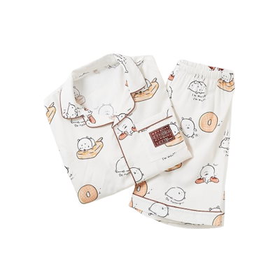 ちいかわ ハチワレ SPAO もこもこ パジャマ S つぐ 韓国限定